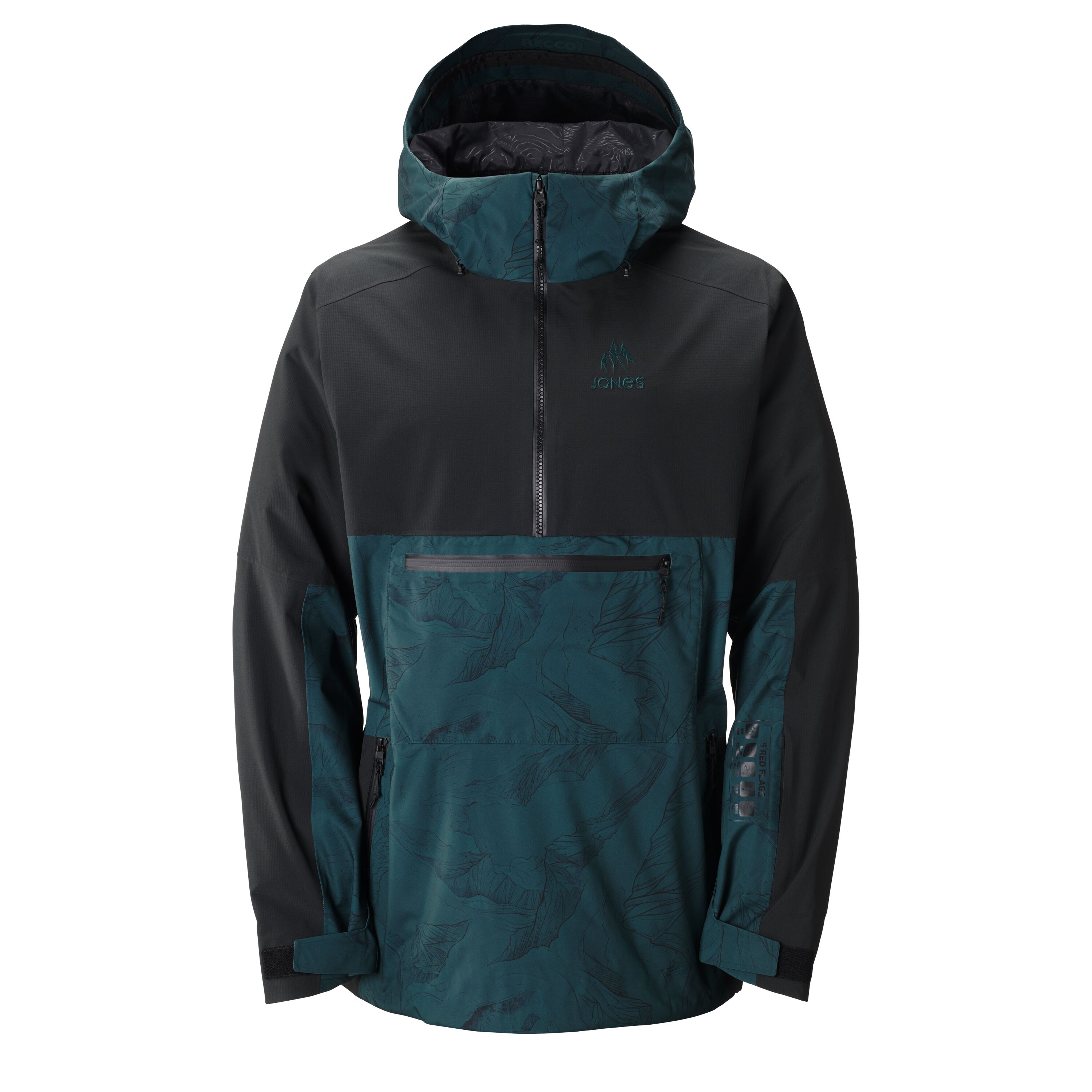 JONES ANORAK M'S MTN SURF REC PACIFIC TEAL S